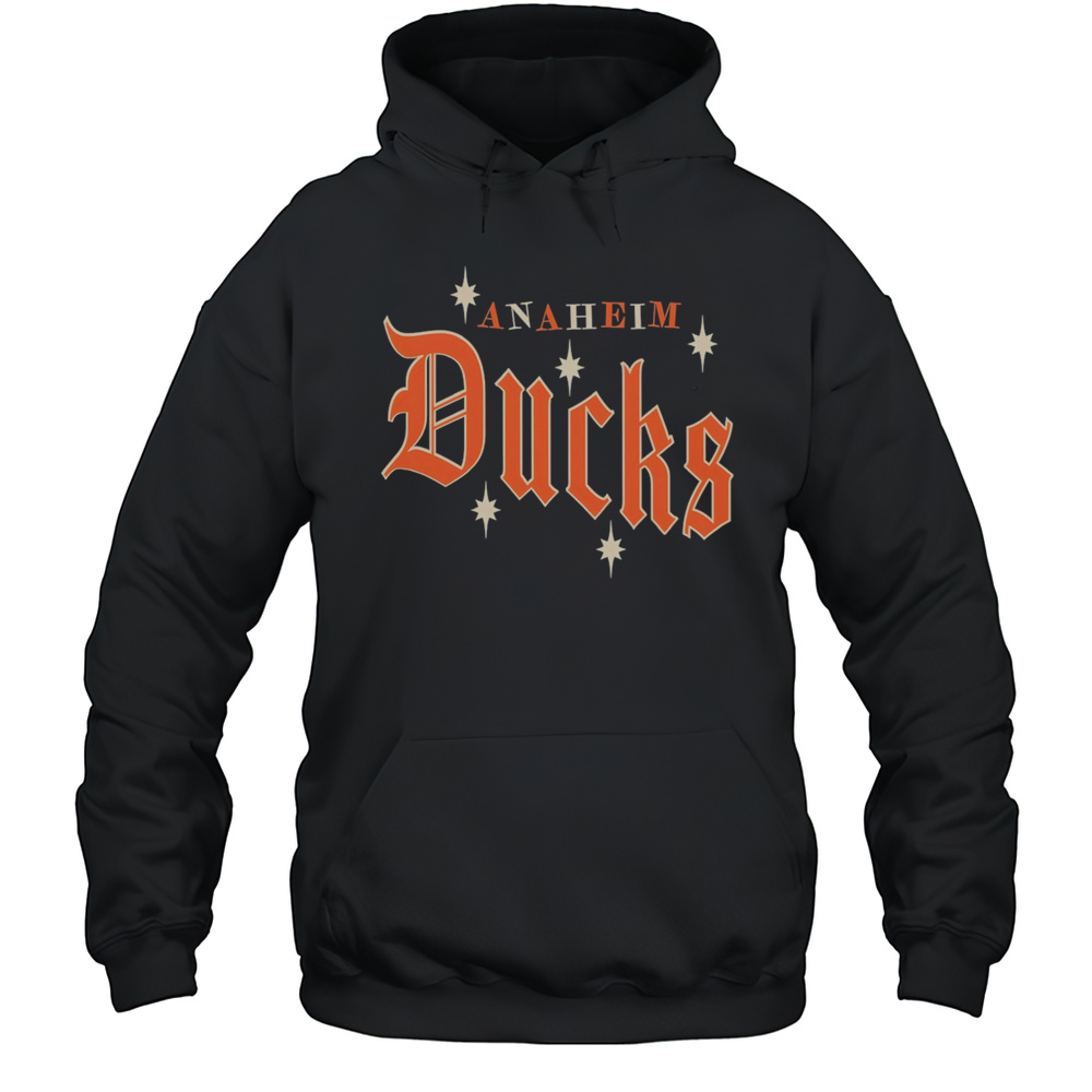 Anaheim Ducks Letter Shirt Unisex Hoodie