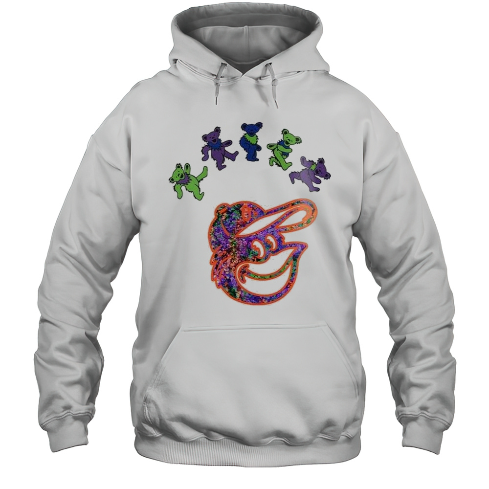 Baltimore Orioles Grateful Dead Night 2025 Shirt Unisex Hoodie