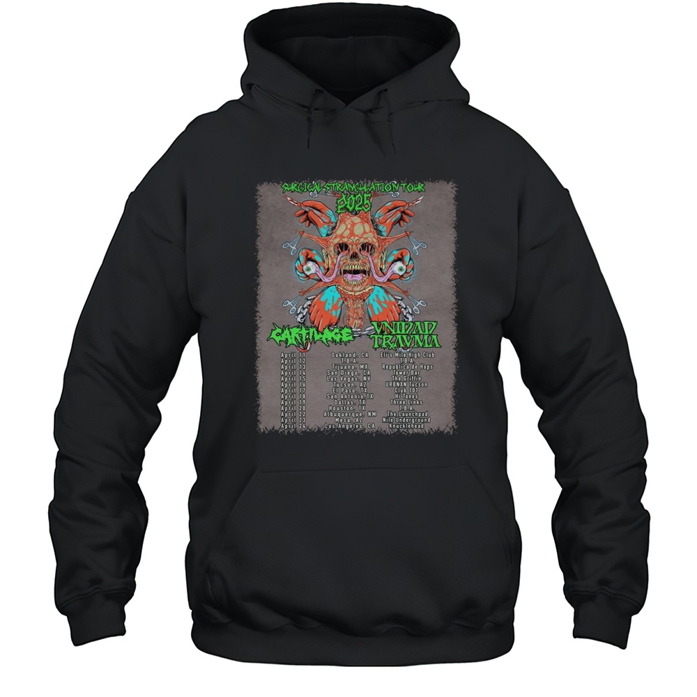 Cartilage And Unidad Trauma Are Making Tour 2025 Shirt Unisex Hoodie