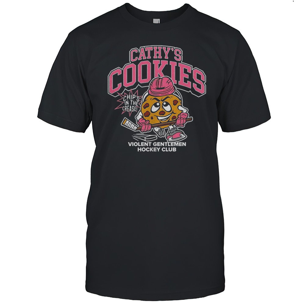 Cathys Cookies Chips In The Crease Hockey Club Shirt