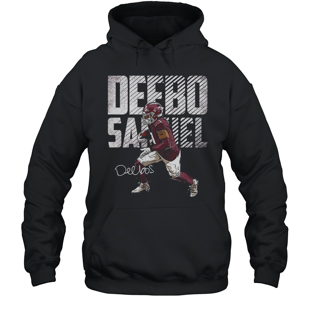 Deebo Samuel Sr. Washington Commanders NFL Football Player Bold Signature Shirt Unisex Hoodie