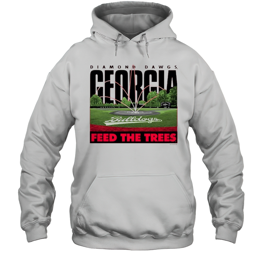 Diamond Dawgs Georgia Bulldogs Feed The Trees Baseball 2025 Graphic T-shirt Unisex Hoodie