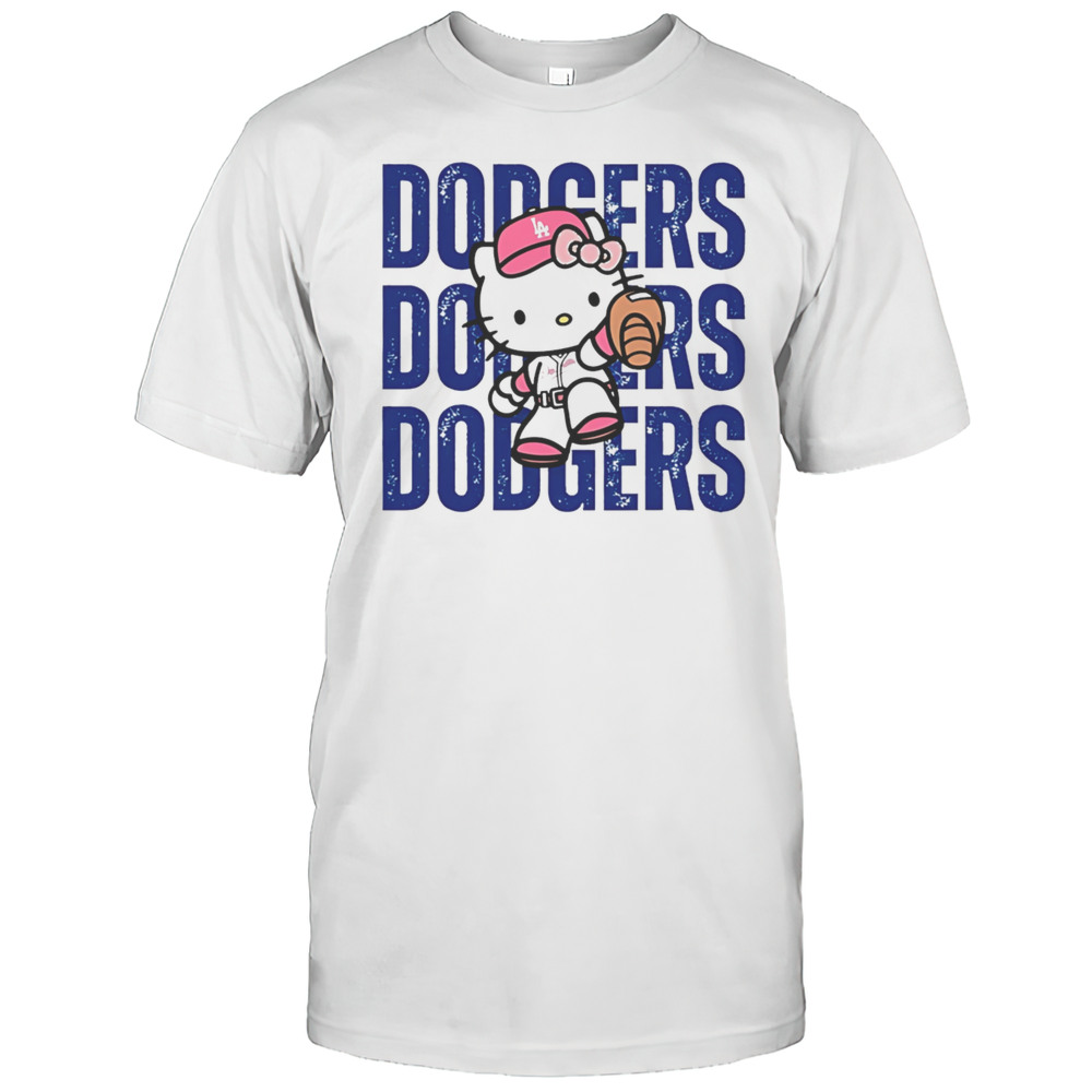 Dodgers Baseball Hello Kitty Shirt