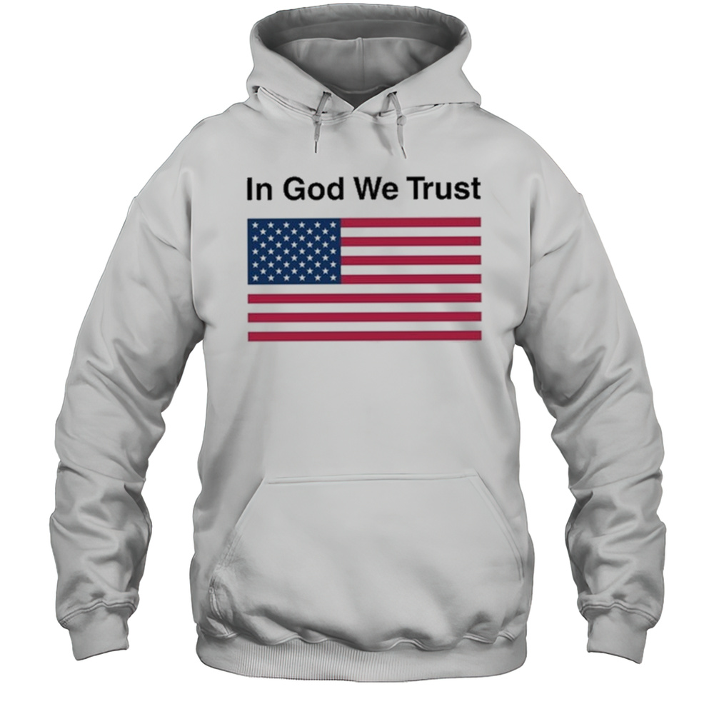 Eric Adams Wearing In God We Trust Shirt Unisex Hoodie