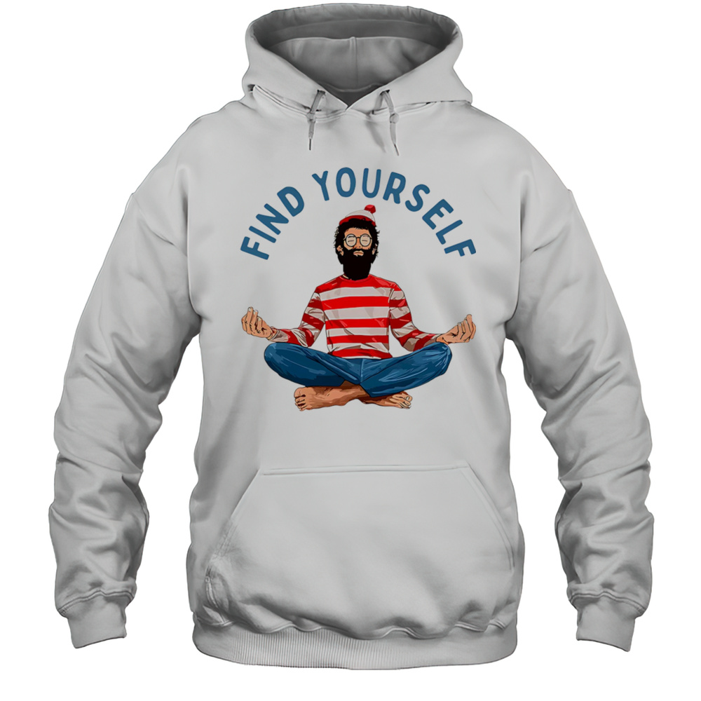Find Yourself Meditation Whimsical Graphic Shirt Unisex Hoodie