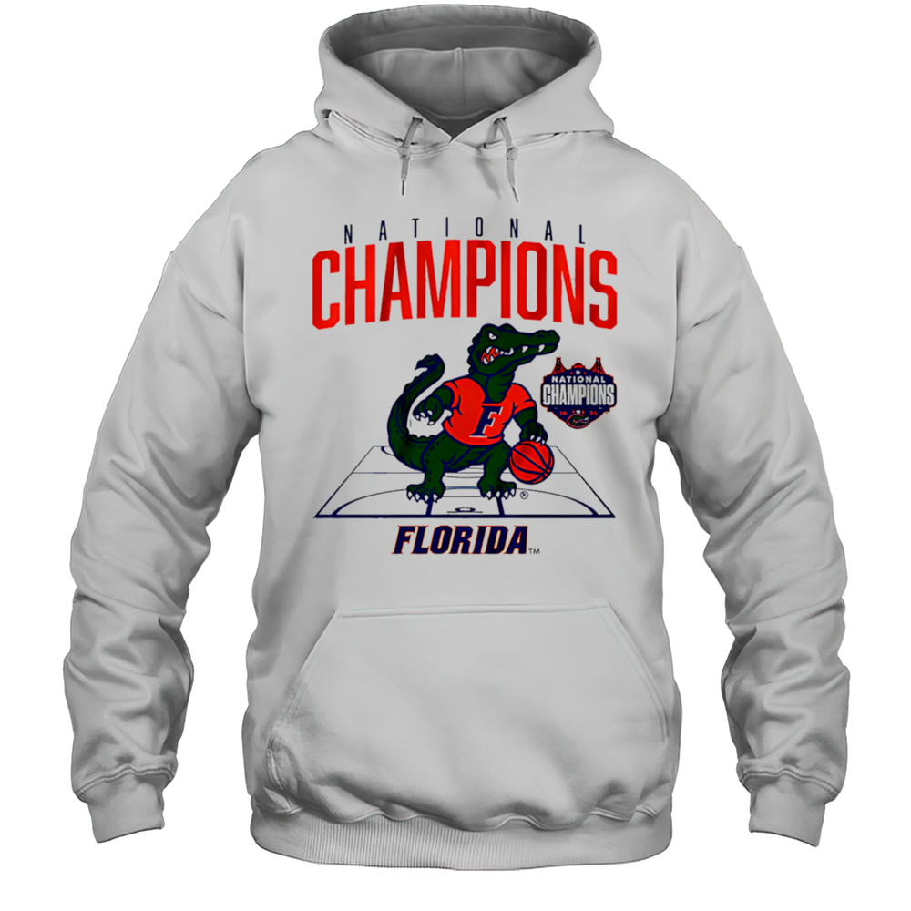Florida Basketball 2025 NCAA Champions Mascot Shirt Unisex Hoodie