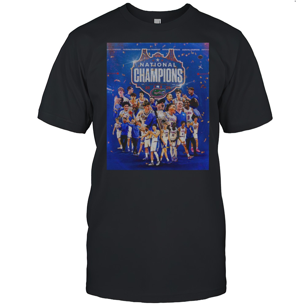Florida Gators Team 2025 NCAA Mens Basketball National Champions Sports Shirt