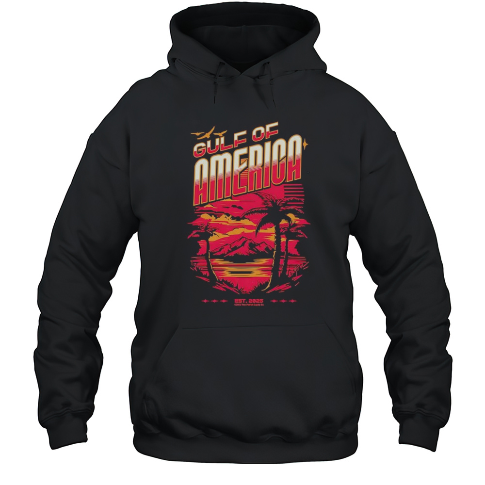 Gulf Of America Established 2025 Shirt Unisex Hoodie