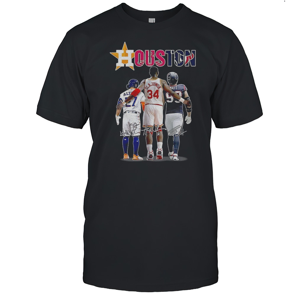 Houston Astros Houston Texans Houston Cougars Best Players Signature Shirt