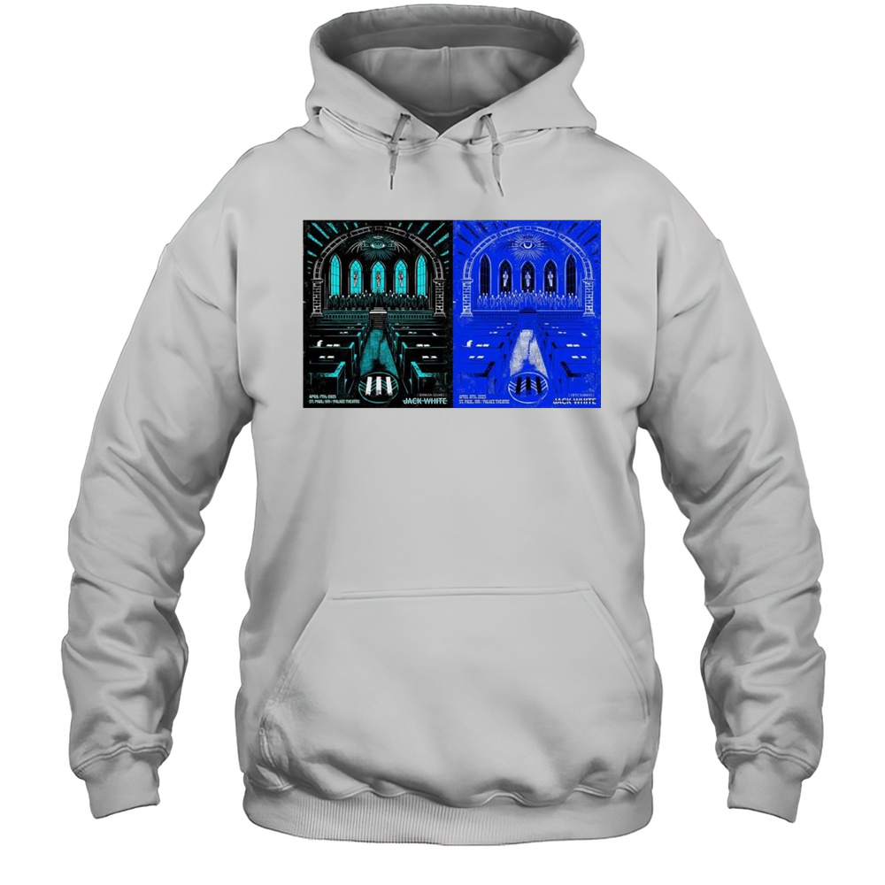Jack White Apr 7-8 2025 Palace Theatre St. Paul MN Concert T-shirt Unisex Hoodie