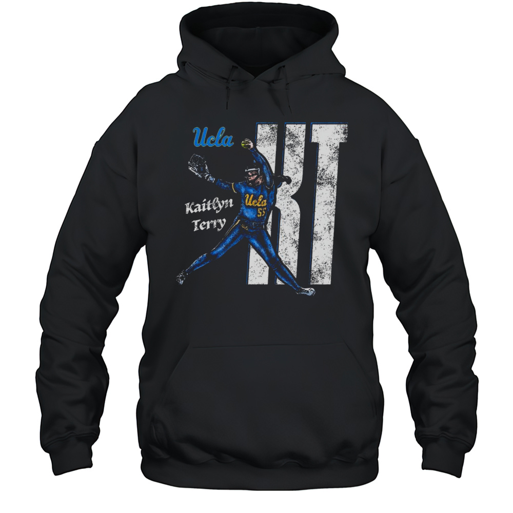 Kaitlyn Terry KT UCLA Bruins Baseball 2025 NCAA Big Ten Conference Vintage Painting T-shirt Unisex Hoodie