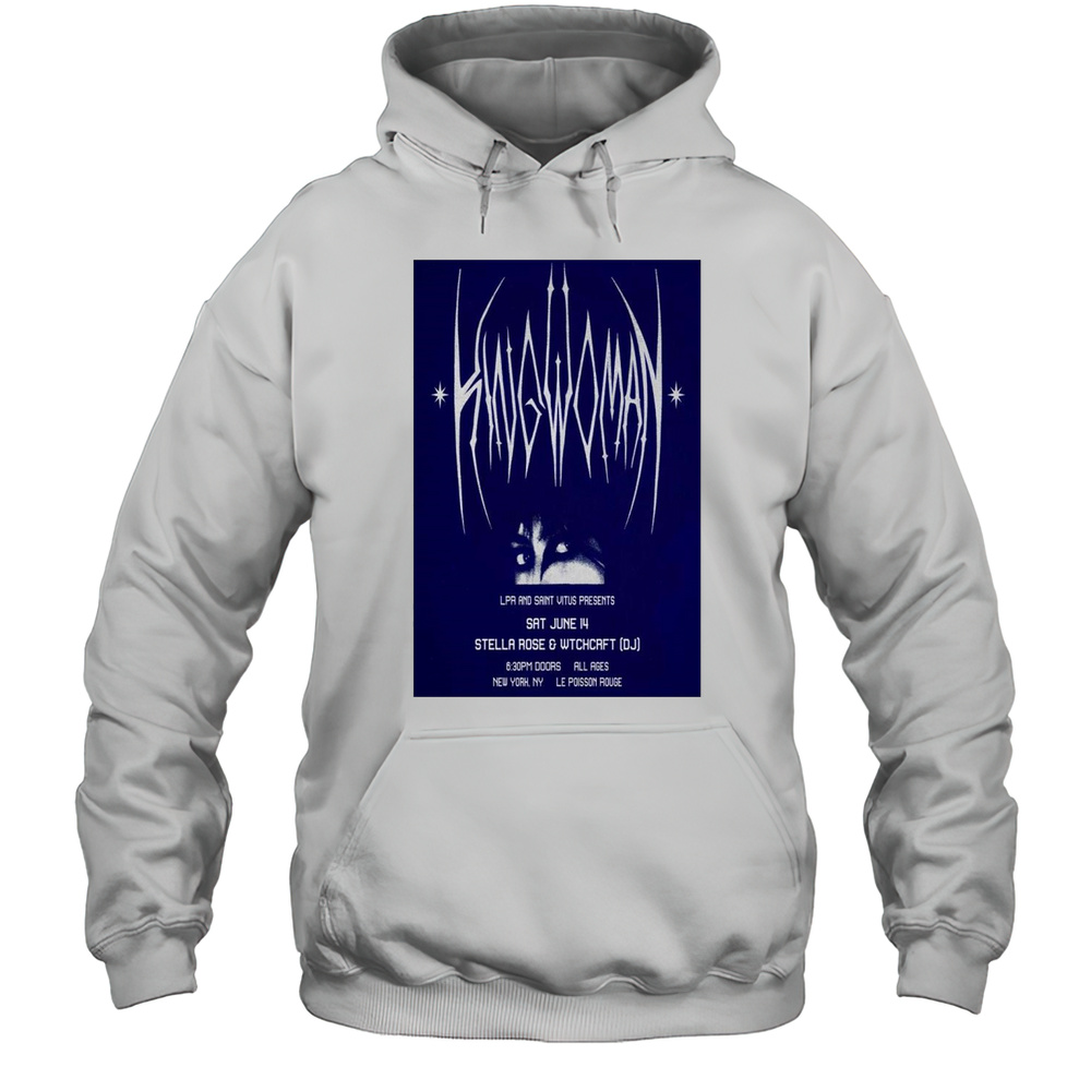 King Woman Le Poisson Rouge New York NY June 14 2025 Tour T-shirt Unisex Hoodie