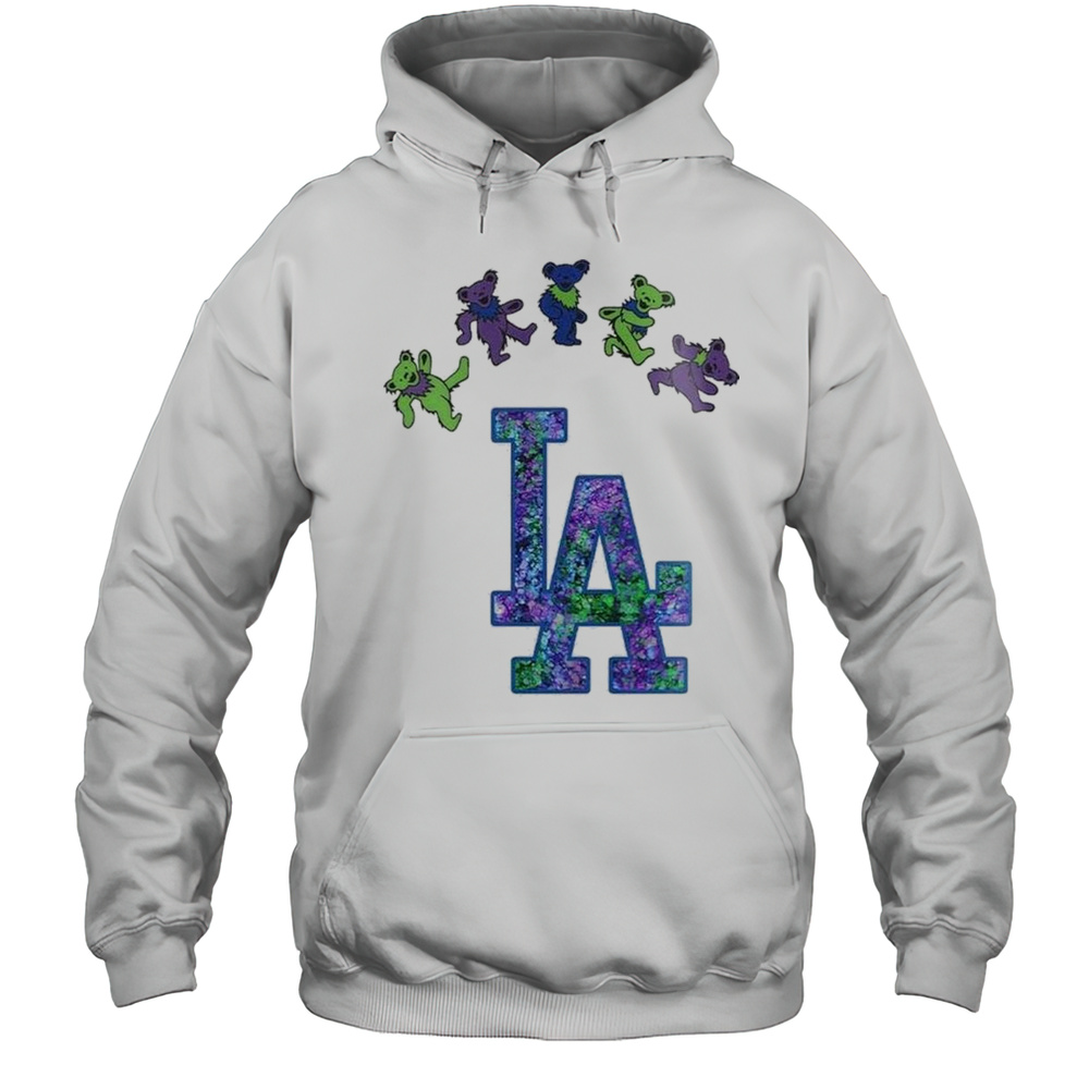 Los Angeles Dodgers Grateful Dead Night 2025 Shirt Unisex Hoodie