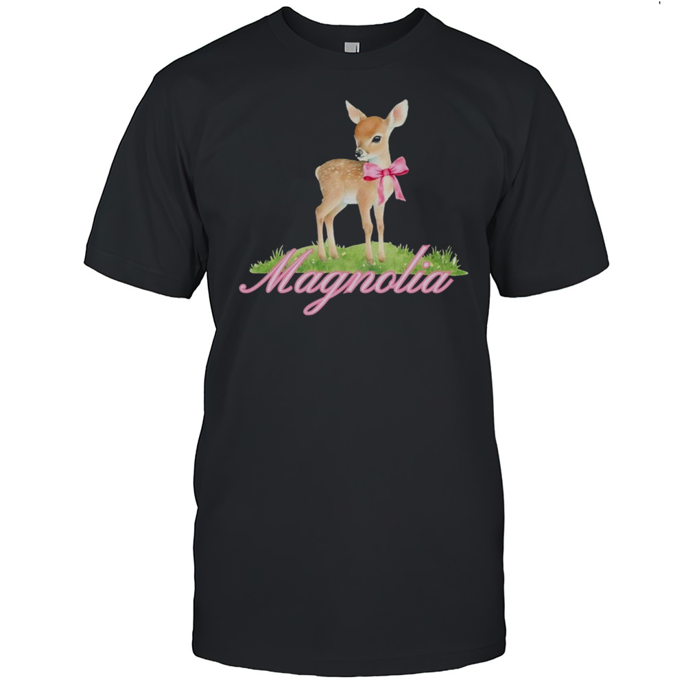 Magnolia Deer Bow T-shirt