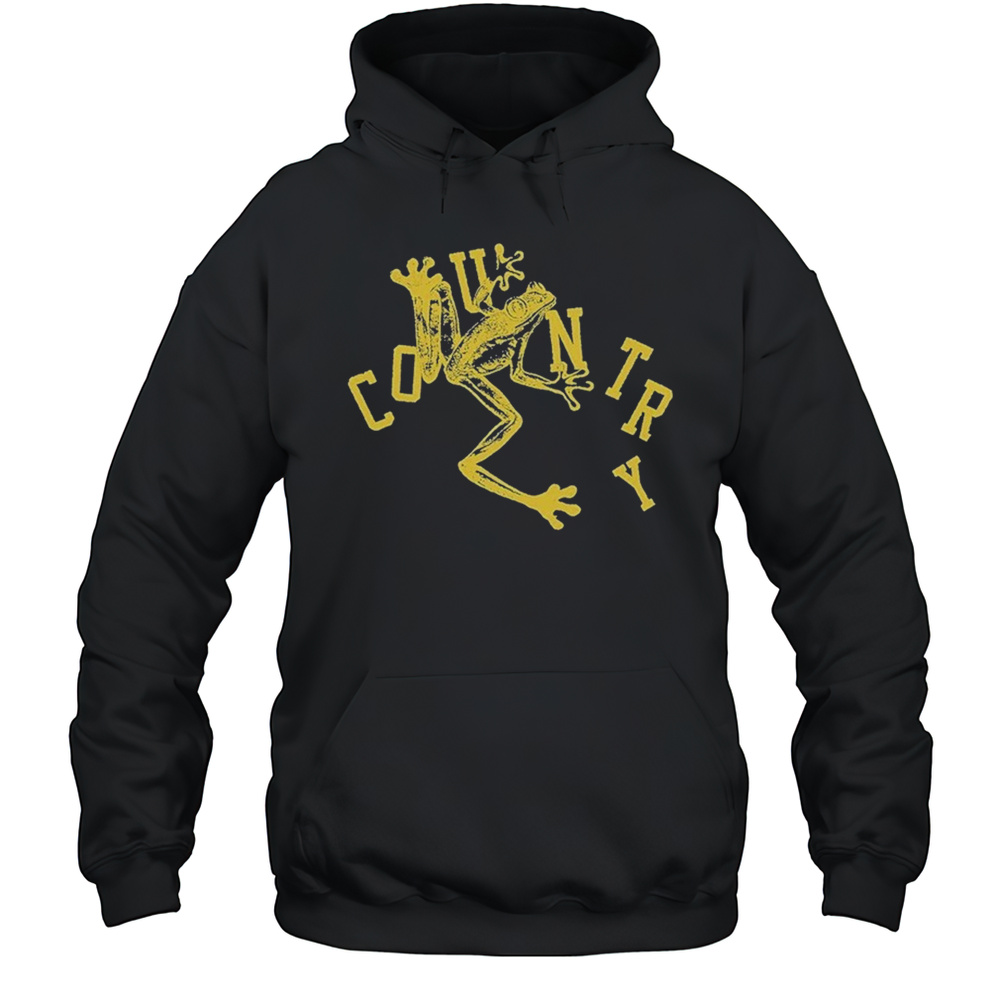 Medium Build Country Frog T-Shirt Unisex Hoodie