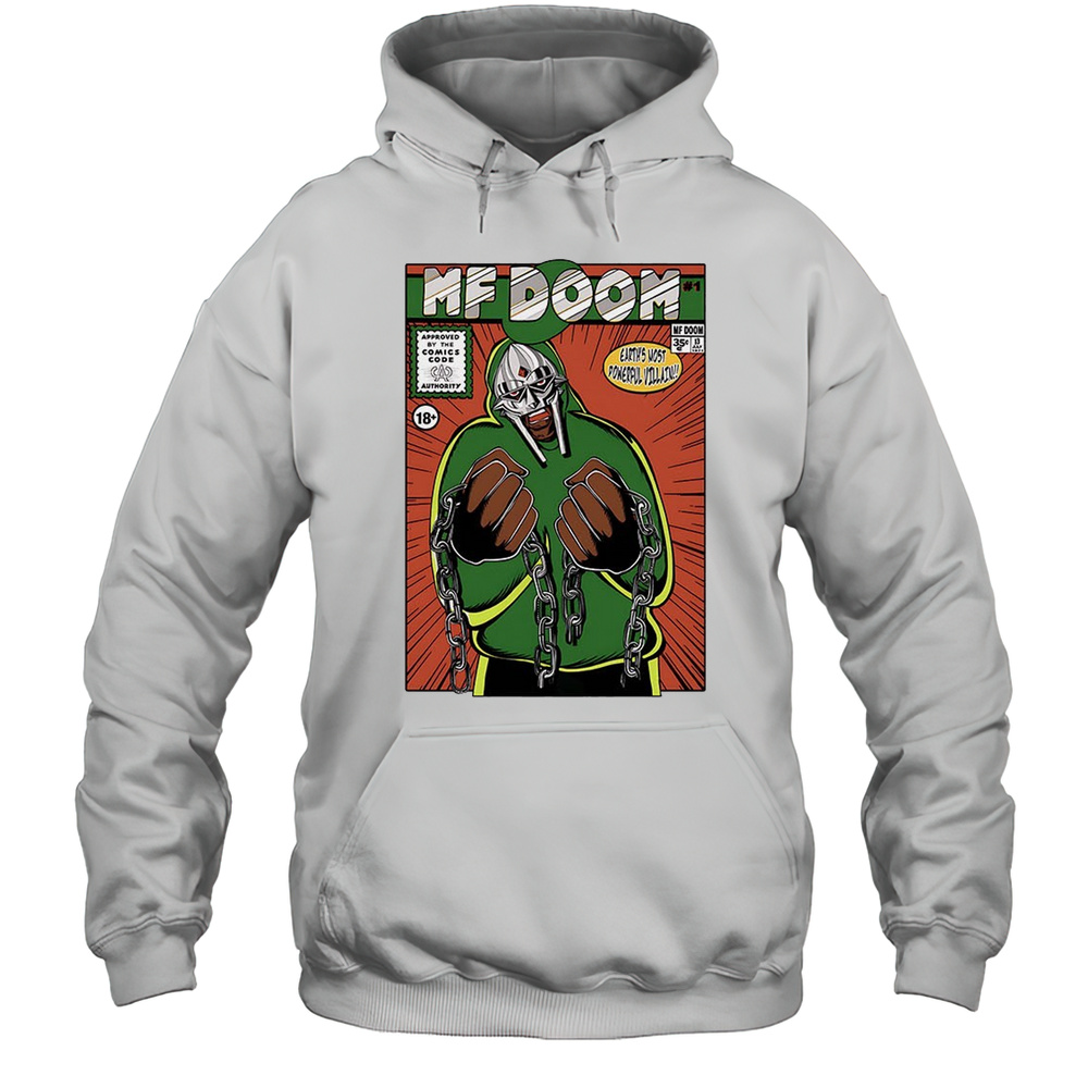 MF Doom Earths Most Powerful Villain Shirt Unisex Hoodie