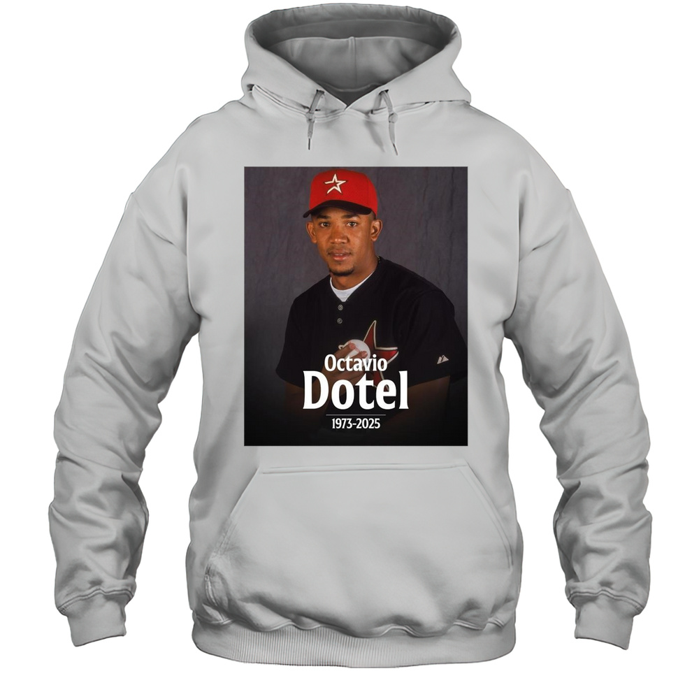 MLB RIP Former Major League Pitcher Octavio Dotel 1973  2025 Poster T-shirt Unisex Hoodie