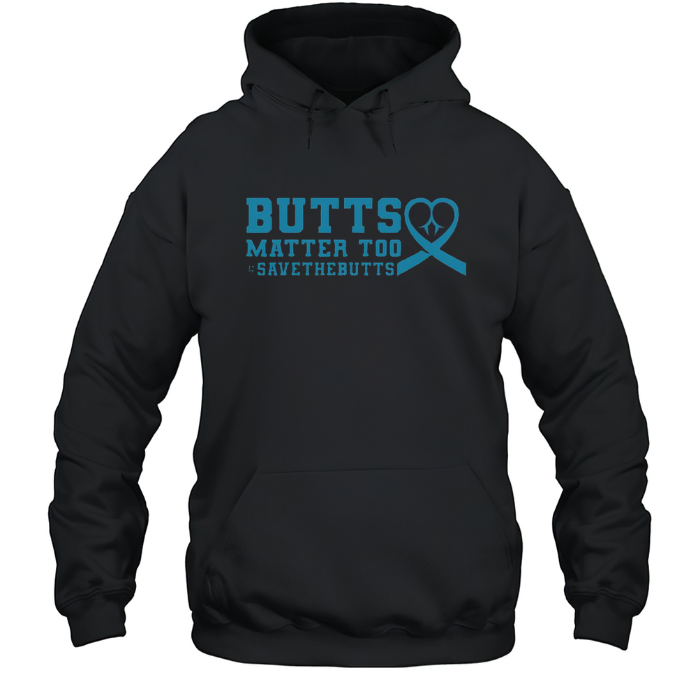 Nice Save The Butts For Colonrectalanal Cancer T-Shirt Unisex Hoodie