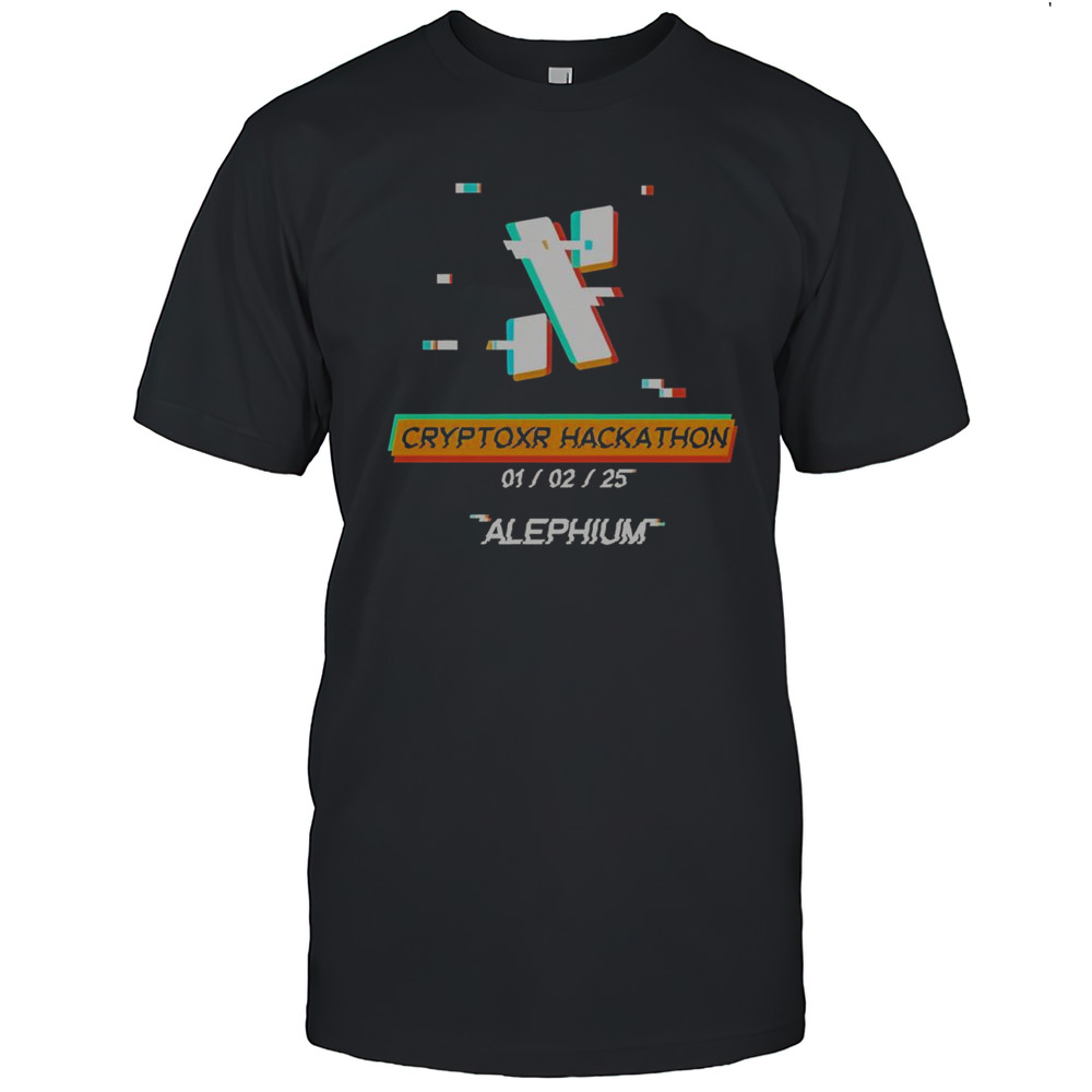 Official Cryptoxr Hackathon 01 02 25 Alephium T-Shirt