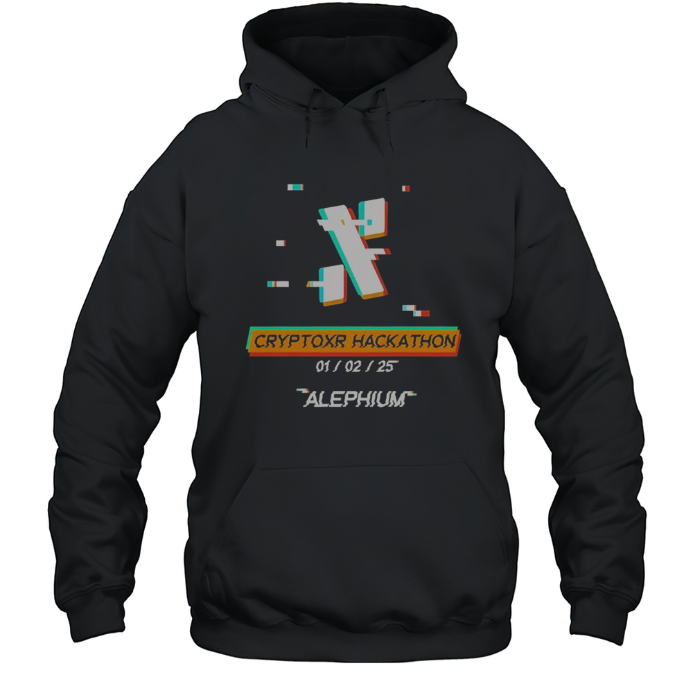 Official Cryptoxr Hackathon 01 02 25 Alephium T-Shirt Unisex Hoodie