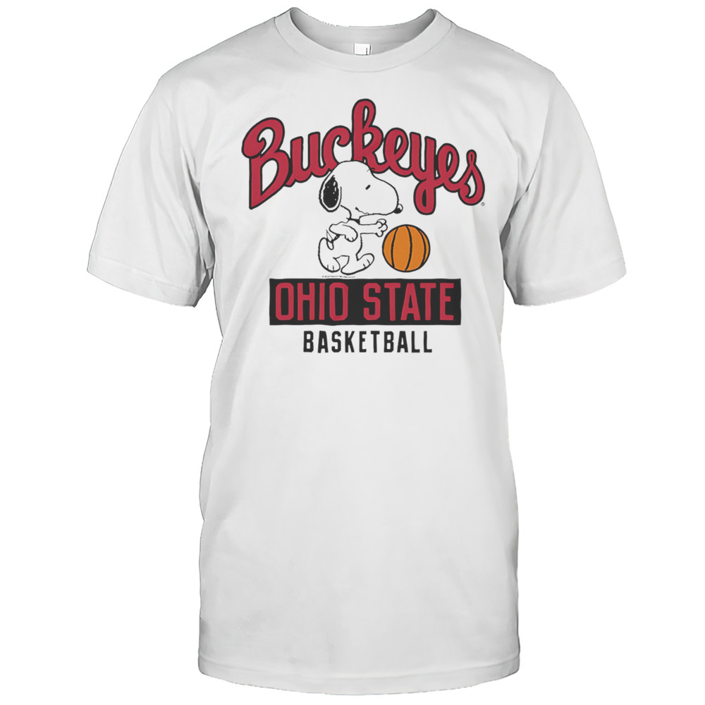 Peanuts X Buckeyes Ohio State Basketball Shirt