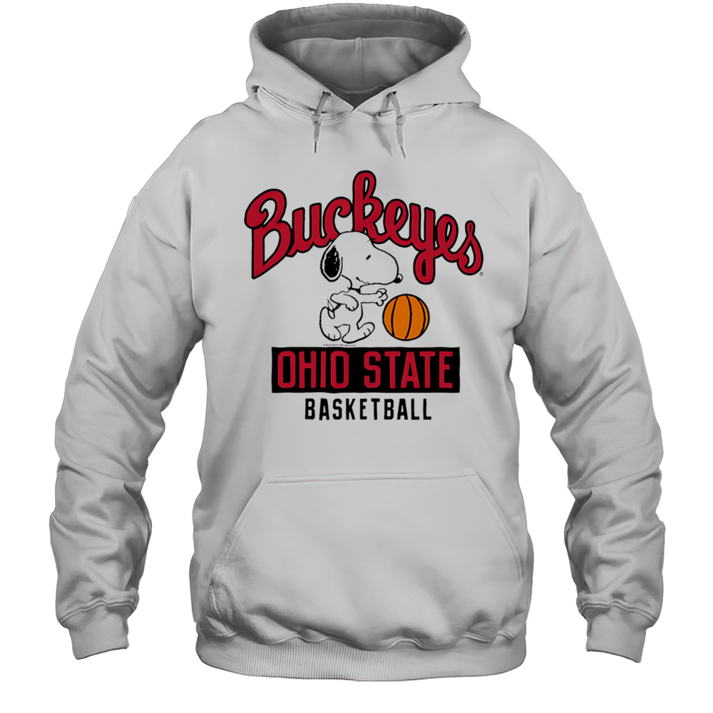 Peanuts X Buckeyes Ohio State Basketball Shirt Unisex Hoodie