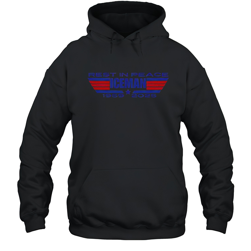 Rest In Peace Ice Man 1959 2025 Shirt Unisex Hoodie