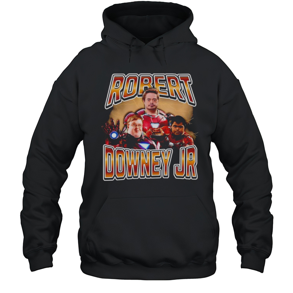 Robert Downey Jr Iron Man Funny Shirt Unisex Hoodie