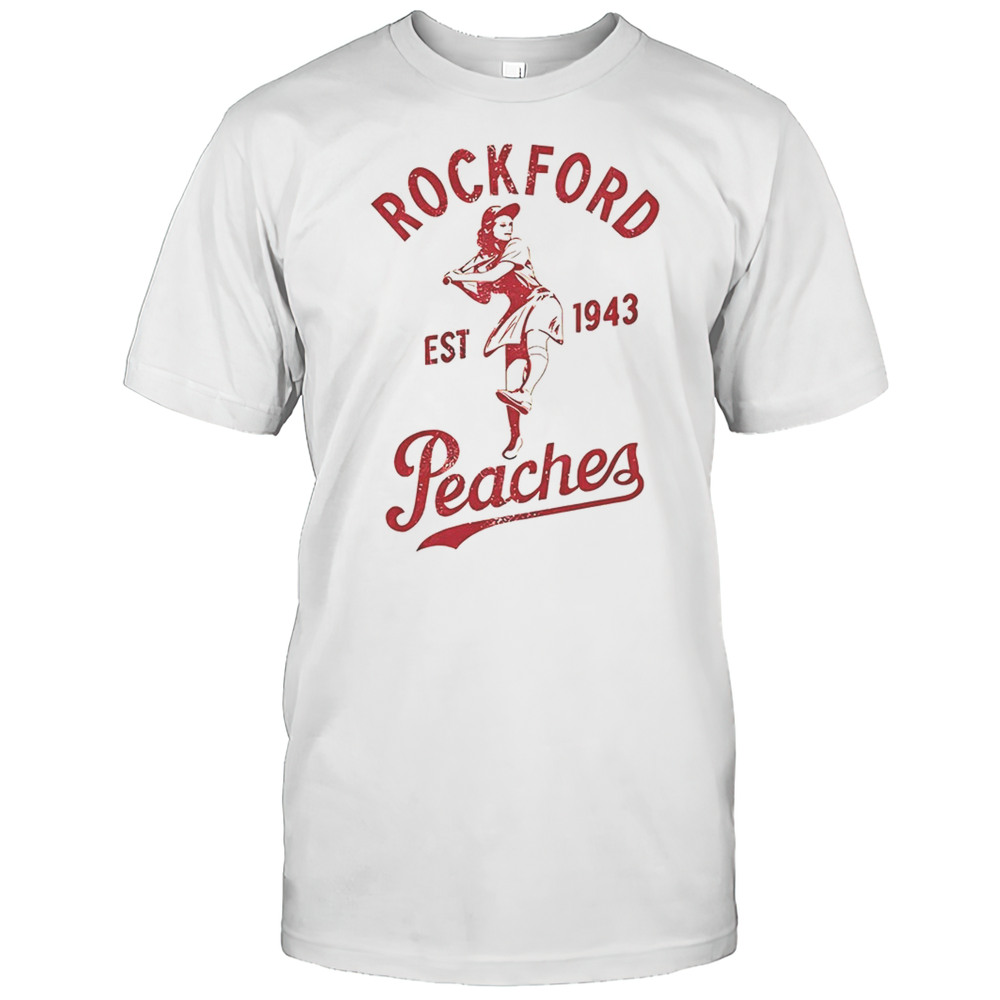 Rockford Peaches Baseball Est 1943 Shirt