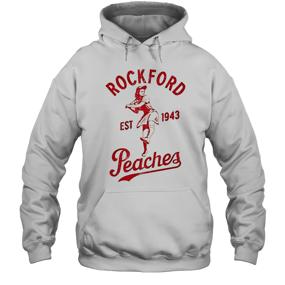 Rockford Peaches Baseball Est 1943 Shirt Unisex Hoodie