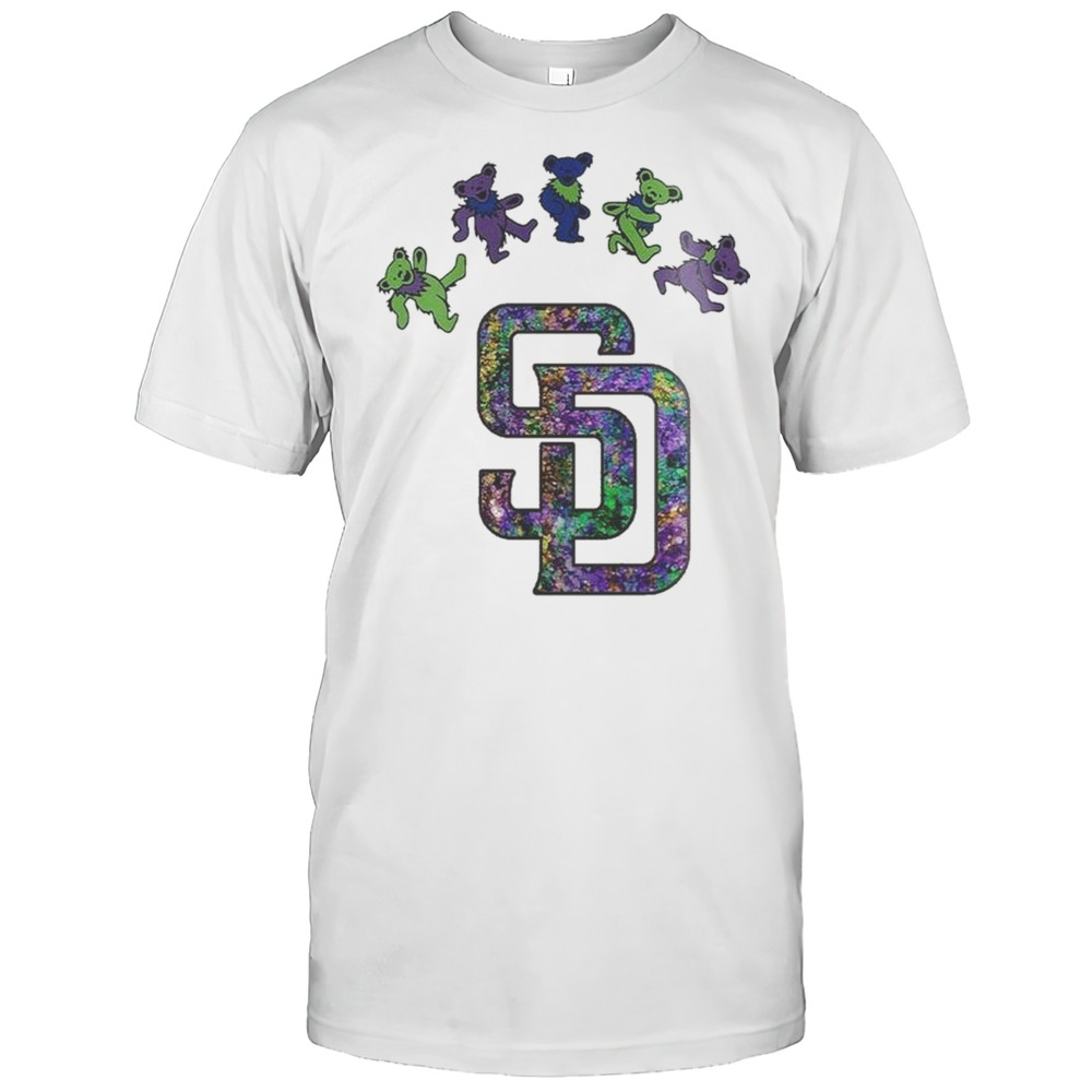 San Diego Padres Grateful Dead Night 2025 Shirt