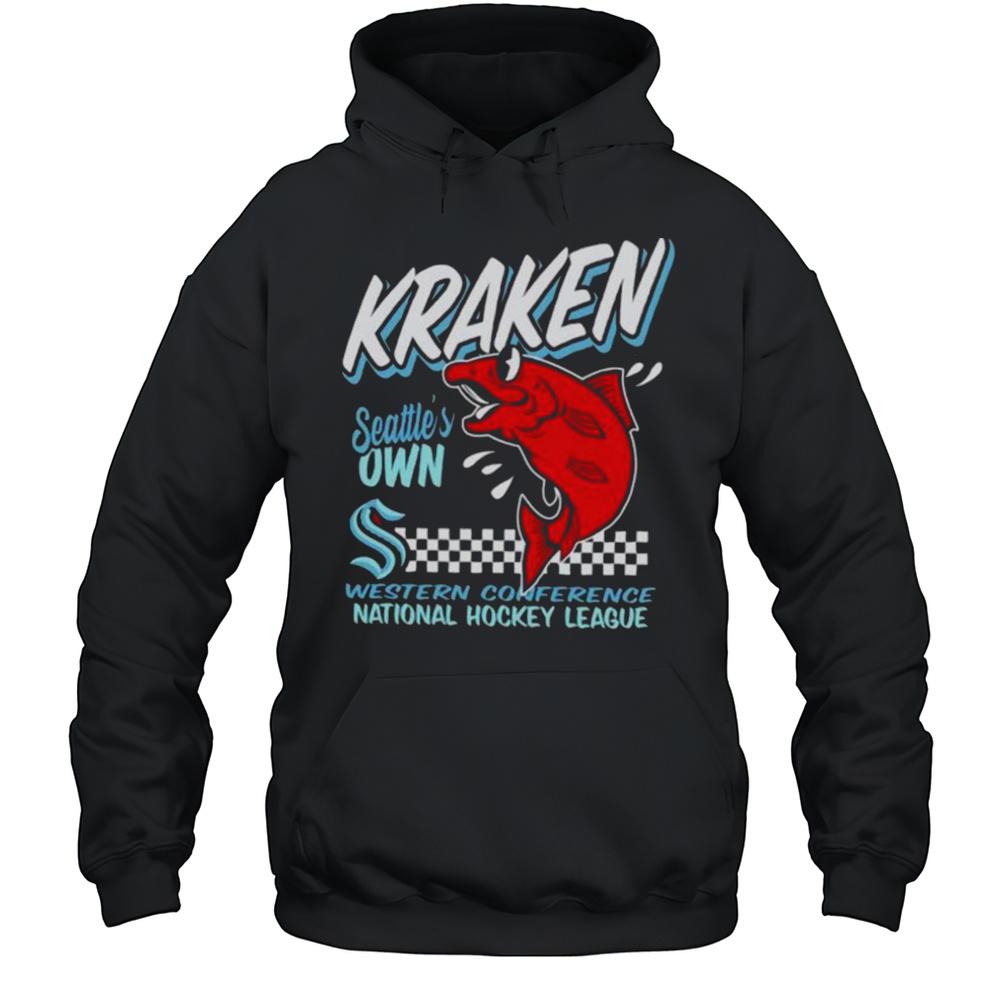 Seattle Kraken Western Conference National Hockey League Deep Sea Blue Local Food Shirt Unisex Hoodie