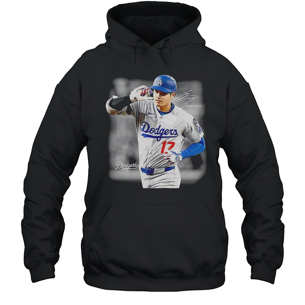 Shohei Ohtani Los Angeles Dodgers Home Run MLB Baseball Player Shirt Unisex Hoodie
