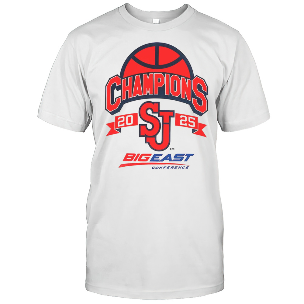 St. Johns Red Storm Champions Big East Conference 2025 Shirt