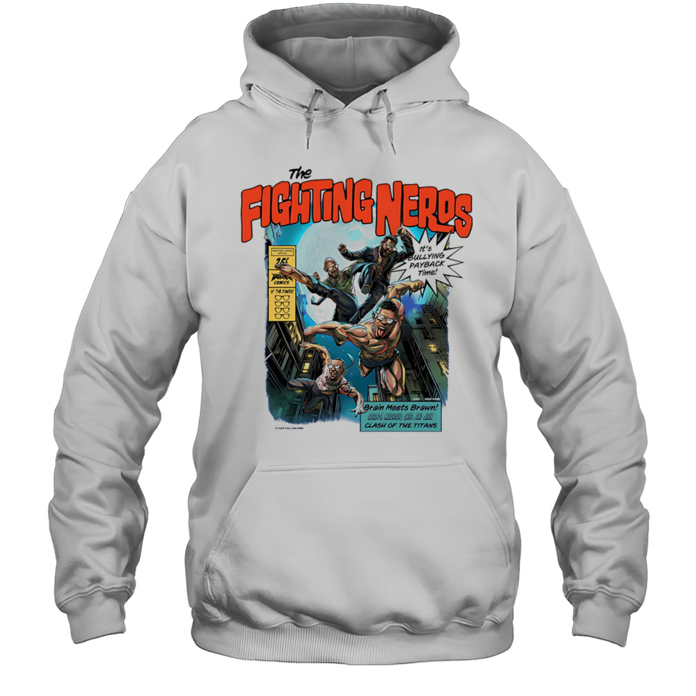The Fighting Nerds Comic Book Shirt Unisex Hoodie