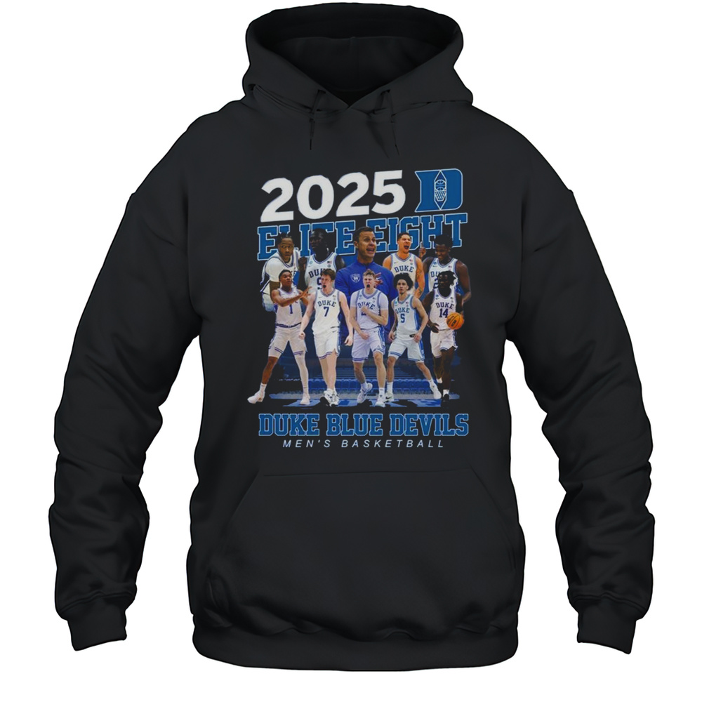 2025 Elite Eight Duke Blue Devils Mens Basketball Unisex Hoodie