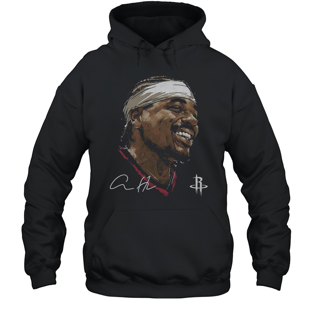 Aaron Holiday Houston Rockets MLB Basketball Player Portrait Signature Shirt Unisex Hoodie