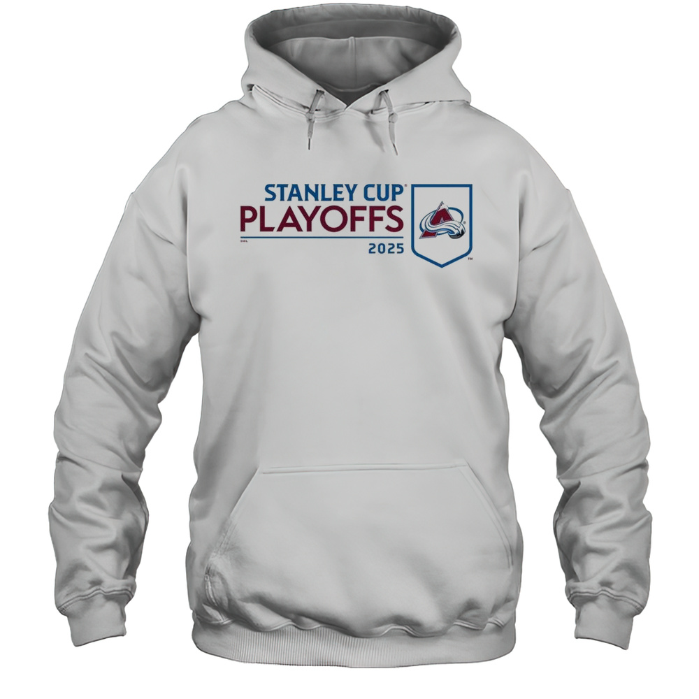 Colorado Avalanche 2025 Stanley Cup Playoffs Logo Shirt Unisex Hoodie