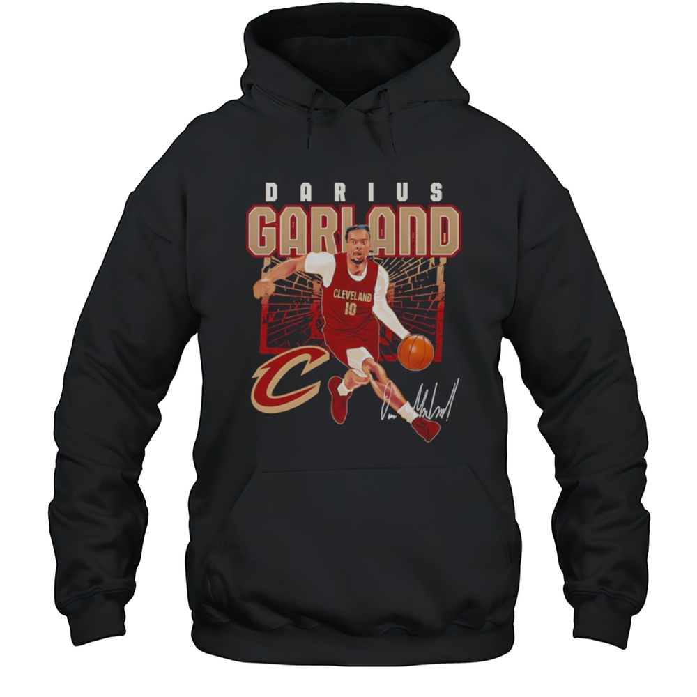 Darius Garland Cleveland Cavaliers Shattered Shirt Unisex Hoodie