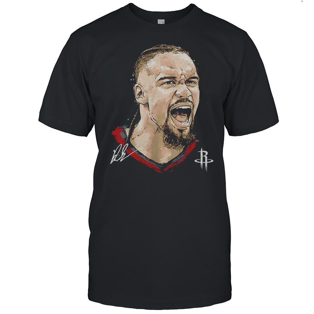 Dillon Brooks Houston Rockets MLB Basketball Player Portrait Signature Shirt