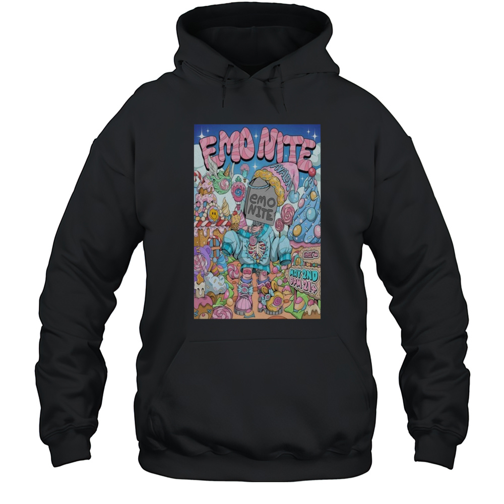 Emo Nite May 2 2025 Avalon In Los Angeles CA Tour Poster T-Shirt Unisex Hoodie