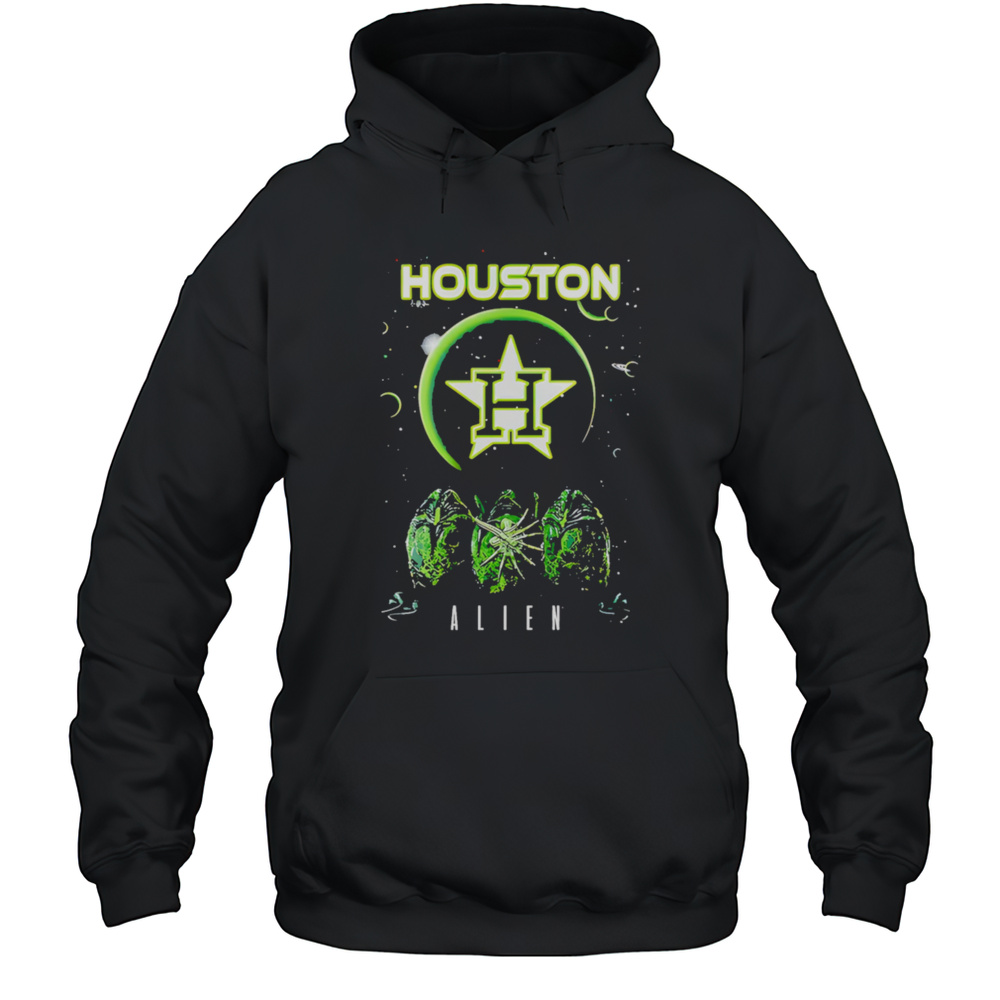Houston Astros X Alien 2025 Shirt Unisex Hoodie