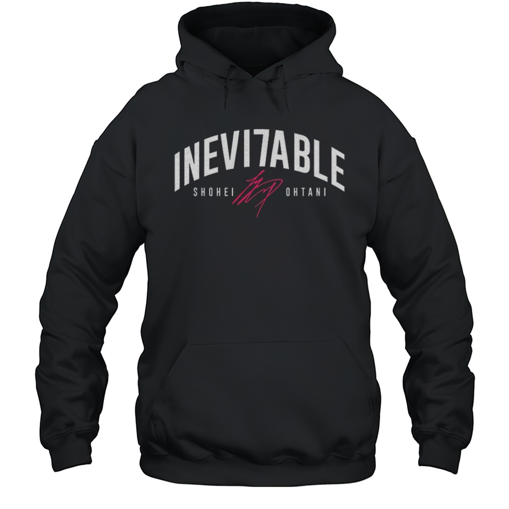 INEVITABLE Shohei Ohtani Los Angeles Dodgers MLB Baseball Signature Shirt Unisex Hoodie