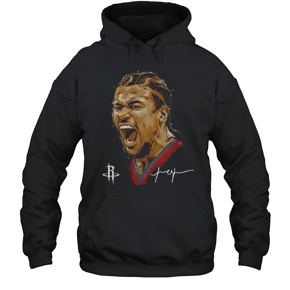 Jalen Green Houston Rockets MLB Basketball Player Portrait Signature Shirt Unisex Hoodie