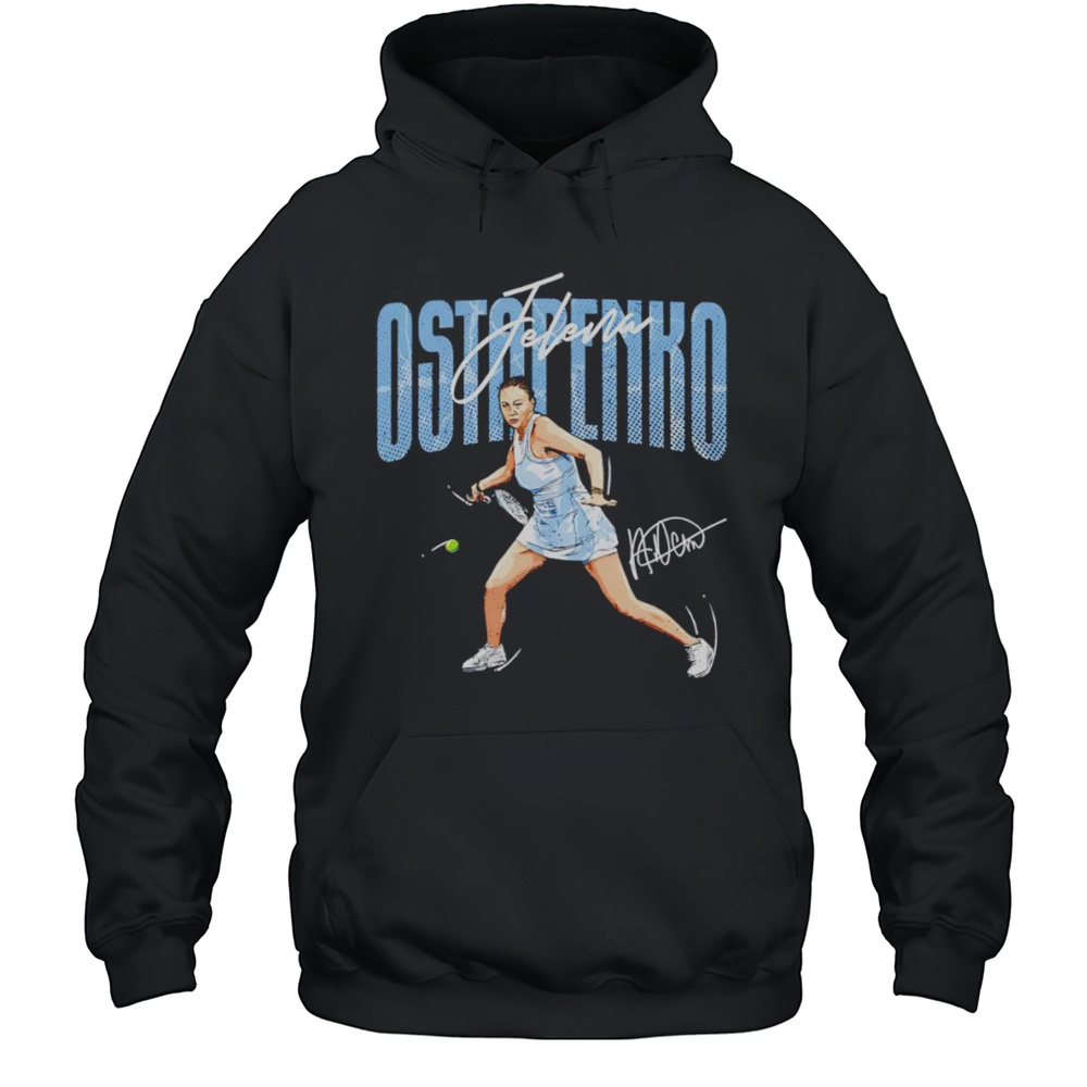 Jelena Ostapenko Player Name Shirt Unisex Hoodie