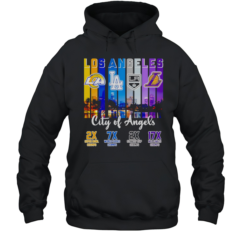 Los Angeles City Of Angels Shirt Unisex Hoodie