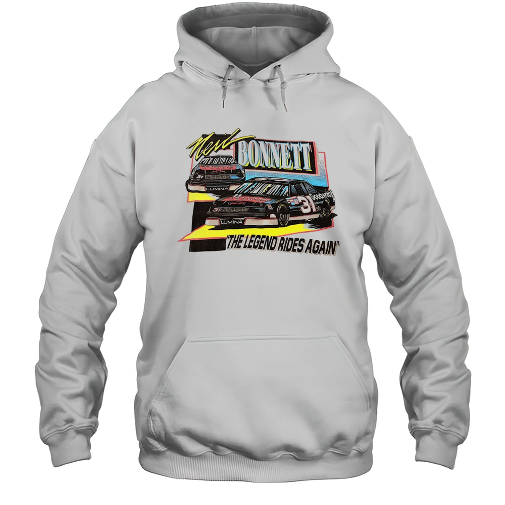 Neil Bonnett The Legend Rides Again Shirt Unisex Hoodie