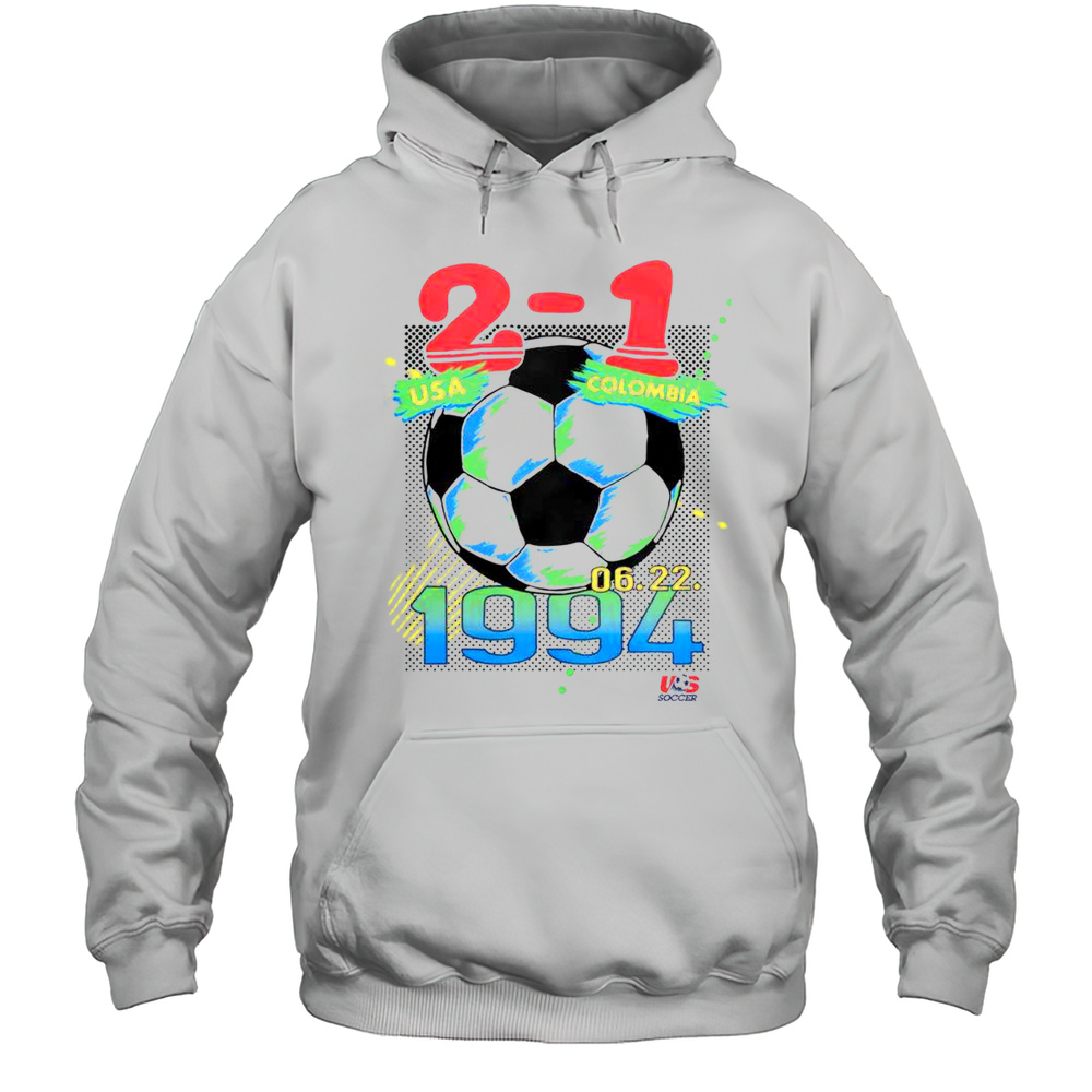 Official 2-1 USA Vs Colombia 6.22.1994 T-Shirt Unisex Hoodie