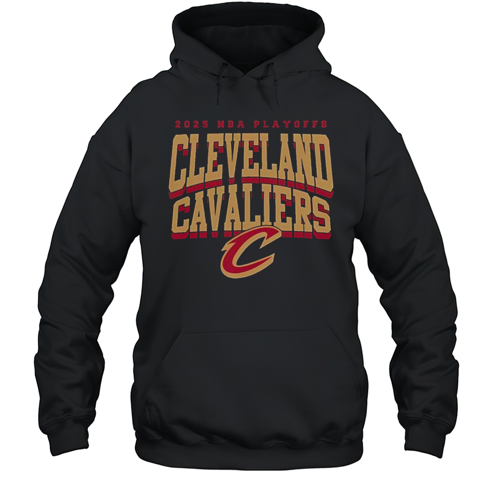 Official 2025 Nba Playoffs Cleveland Cavaliers Playoffs Script C T-Shirt Unisex Hoodie