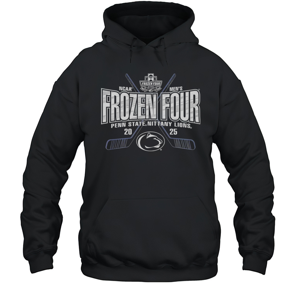 Official Penn State Nittany Lions 2025 NCAA Frozen Four Mens Ice Hockey Tournament T-Shirt Unisex Hoodie